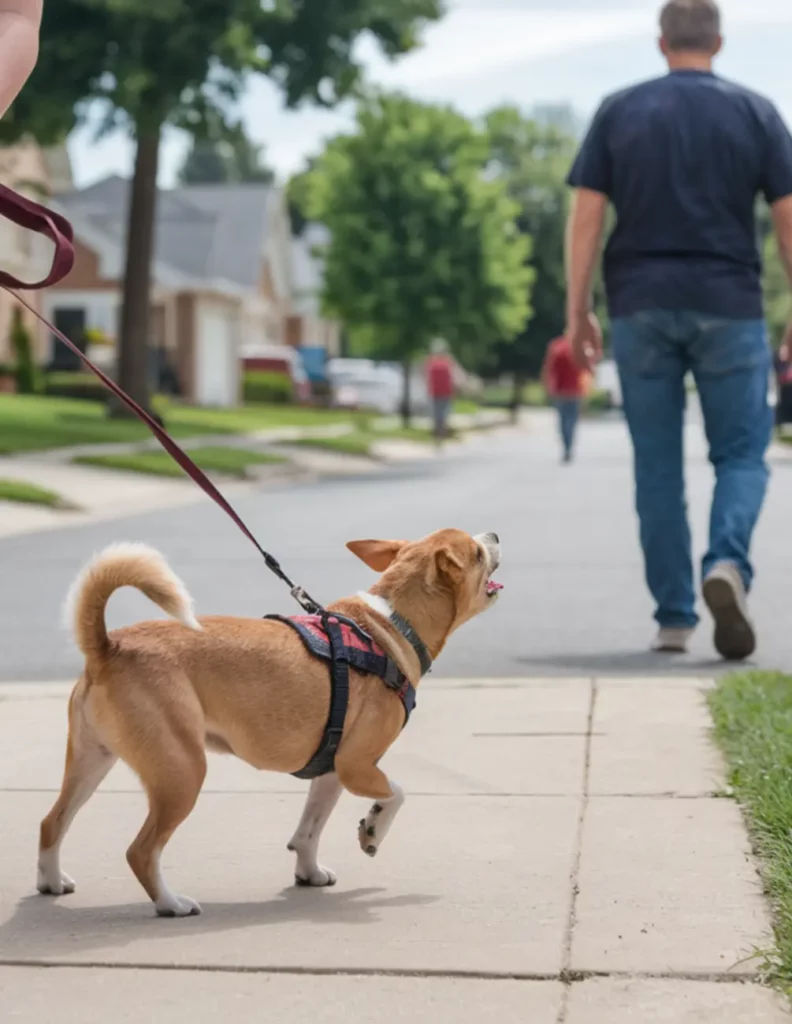 how to stop dog barking at strangers